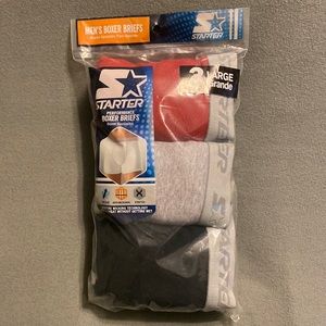 Starter Men’s Boxer Briefs NWT Large